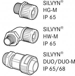 SILVYN® HCC 32 / 24,3x32,0 BK