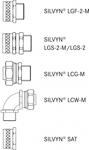 SILVYN® LCCH-2 40/37,6x44,5 BK