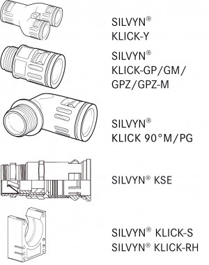 SILVYN® RILL PA12 54 / 48x54,5 BK